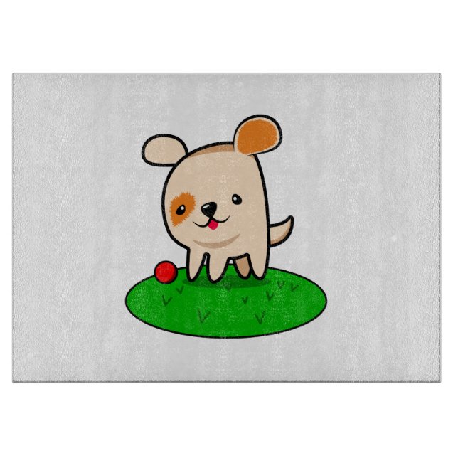 Tabla De Cortar Personalizado de cachorros (Anverso)