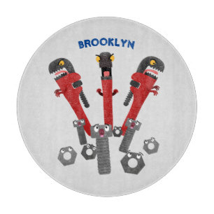 Tabla De Cortar Personalizado de humor de herramientas monstruosas