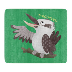 Tabla De Cortar Personalizado de kookaburra gracioso
