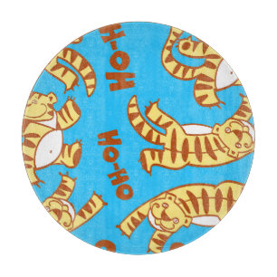 Tabla De Cortar Personalizado De Los Cubos De Tigre: Divertido Sin