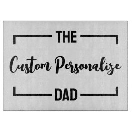 Tabla De Cortar Personalizado de papi padre, padre, padre, padre