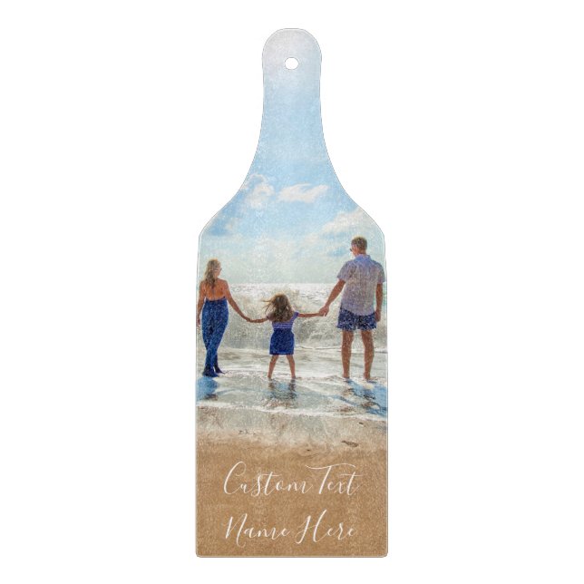 Tabla De Cortar Personalizado de recorte de fotos personalizado (Anverso)