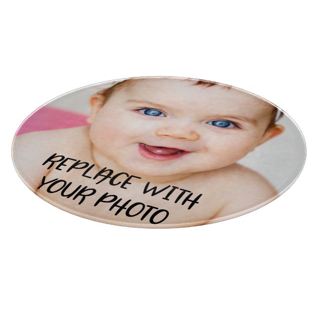 Tabla De Cortar Personalizado Foto personalizada (Borde)