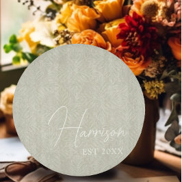 Tabla De Cortar Personalizado Minimalista moderno verde oliva