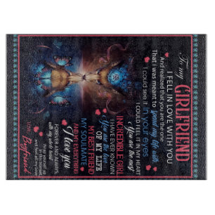 Tabla De Cortar Personalizado Para Mi Novia Wolf Blanket,