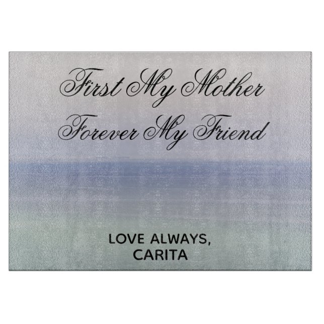 Tabla De Cortar Personalizado Primero Mi Junta Materna (Anverso)