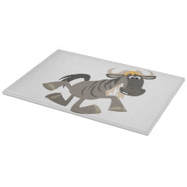 Tabla De Cortar Personalizado Tap Dancing Wildebeest Cutting Board