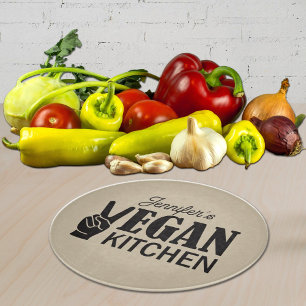 Tabla De Cortar Personalizado Vegan Kitchen,