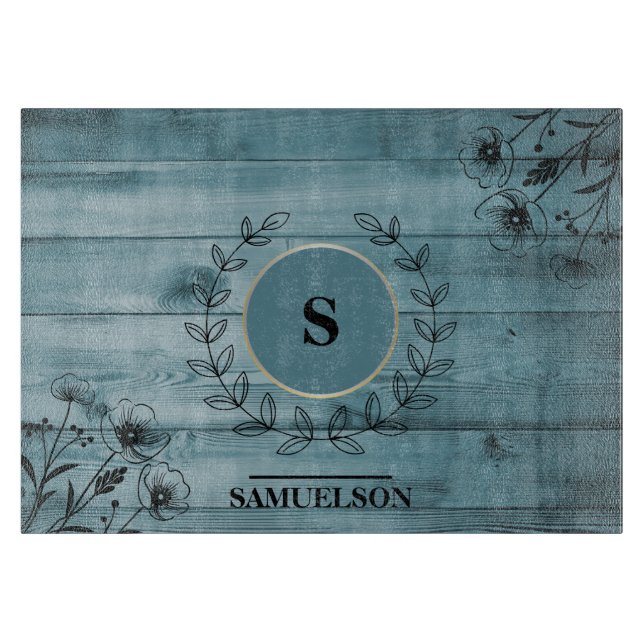Tabla De Cortar Personalized Bluewood Kitchen Cutting Board (Anverso)