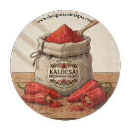 Tabla De Cortar Personalized Hungarian Kalocsai Paprika 