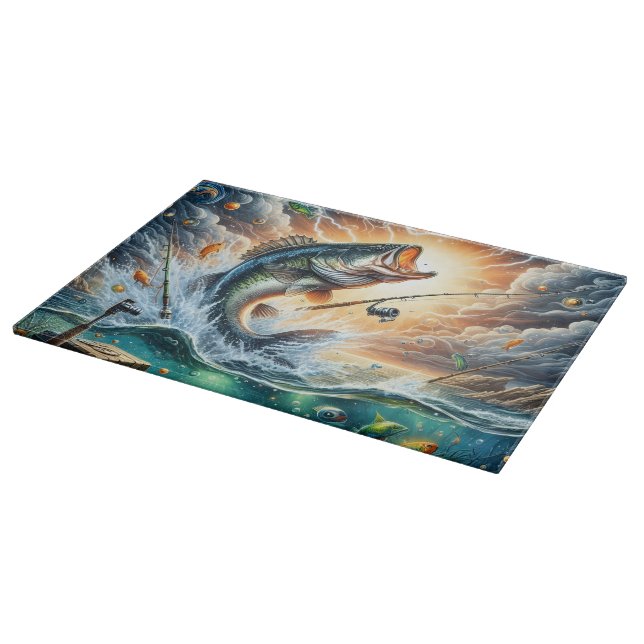 Tabla De Cortar Pesca de lubina (Borde)