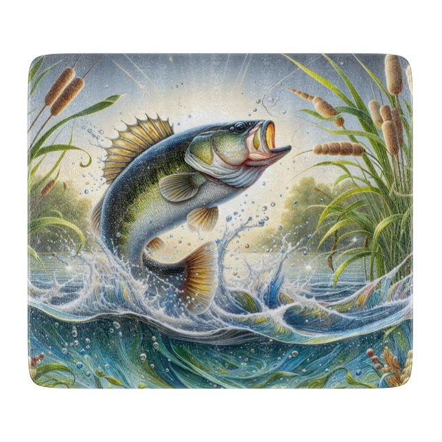 Tabla de cortar pescado bajo (Anverso)