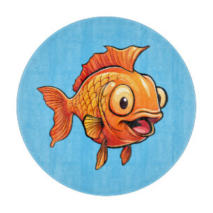 Tabla De Cortar Pescado de oro