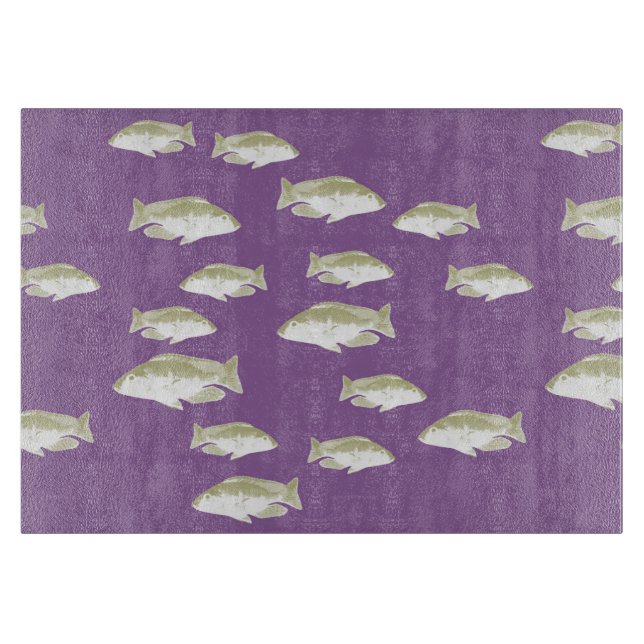 Tabla De Cortar Pescado morado (Anverso)