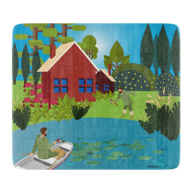 Tabla De Cortar Pescadores (Anverso)