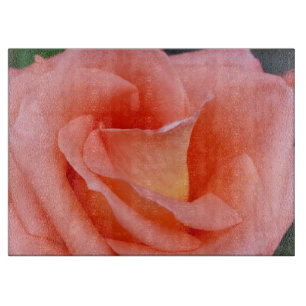 Tabla De Cortar pétalos de rosa rosa rosa rosado