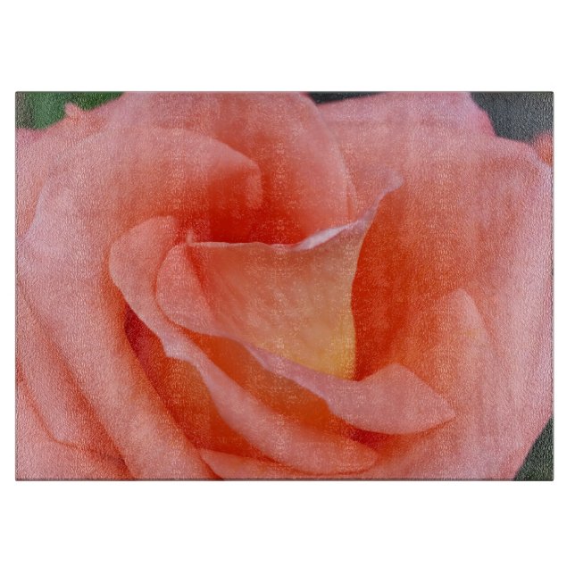 Tabla De Cortar pétalos de rosa rosa rosa rosado (Anverso)
