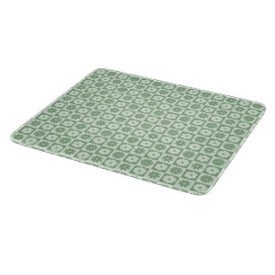 Tabla De Cortar Pétalos en Silencio 03. Estampado floral.