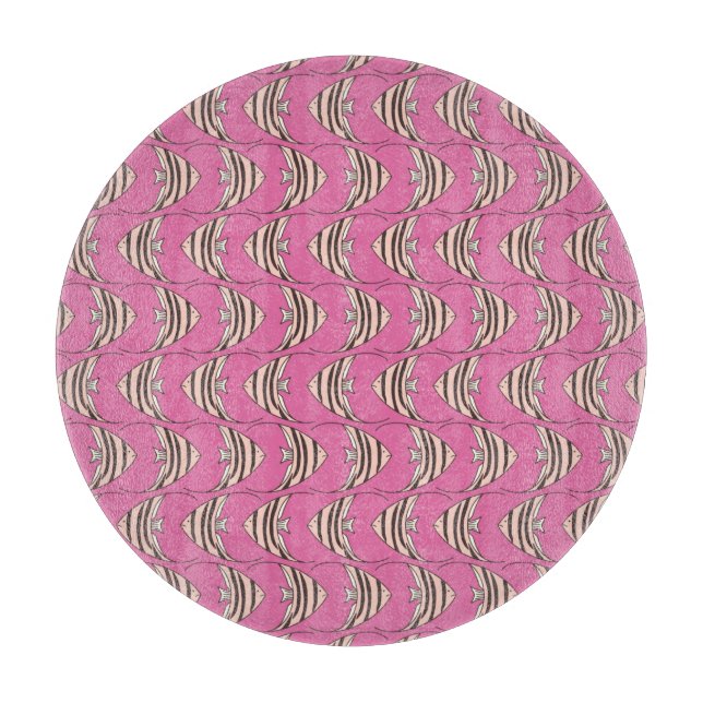 Tabla De Cortar Pez ángel rosa (Anverso)