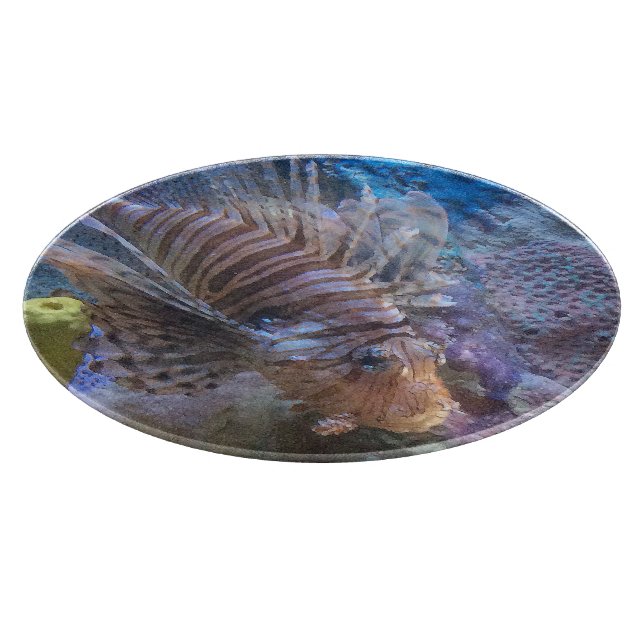 Tabla De Cortar Pez león (Borde)