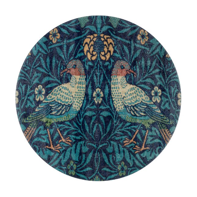 Tabla De Cortar Pheasants de William Morris (Anverso)