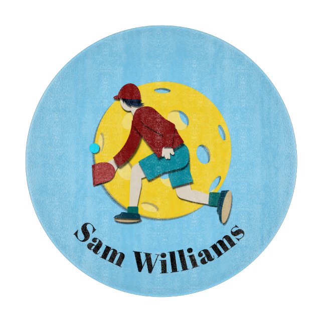 Tabla De Cortar Pickle Ball (Anverso)