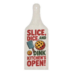 Tabla De Cortar Pickleball Kitchen's Paddle Divertido Abierto