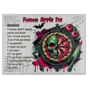 Tabla De Cortar Pie de manzana envenenada - Una pieza siniestra de