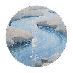 Tabla De Cortar Piedras del Río Azul