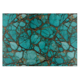 Tabla De Cortar Piedras turquesas