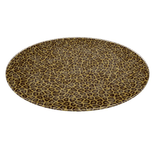 Tabla De Cortar Piel del leopardo (Borde)