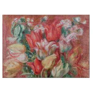 Tabla De Cortar Pierre-Auguste Renoir - Ramo de Tulipanes
