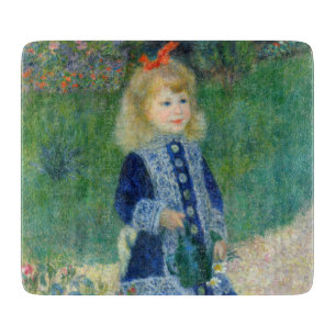 Tabla De Cortar Pierre-Auguste Renoir - Una niña con una regadera