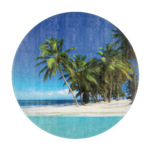 Tabla De Cortar Pilar de tiro de playa exótica