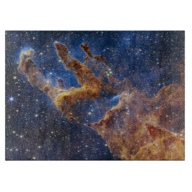 Tabla De Cortar Pilares de la creación Eagle Nebula Webb Telescopi (Anverso)