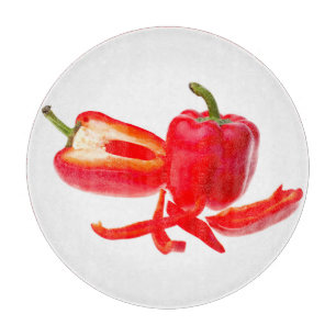 Tabla De Cortar Pimienta roja