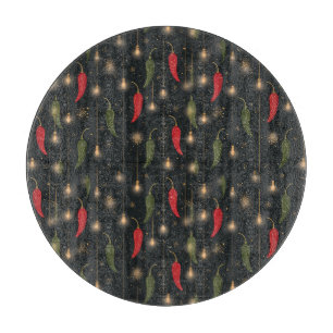 Tabla De Cortar Pimiento Desértico Navideño Entretenimiento