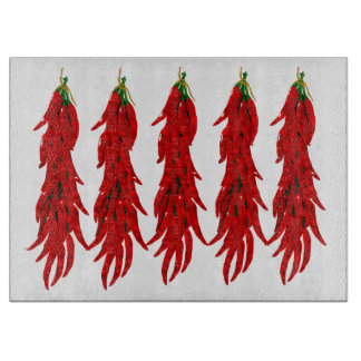 Tabla De Cortar Pimientos secos de chile caliente