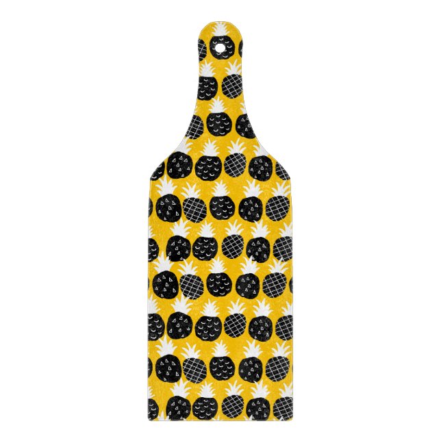 Tabla De Cortar Piña negra (Anverso)