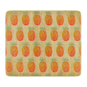 Tabla De Cortar Piña Tropical Boho