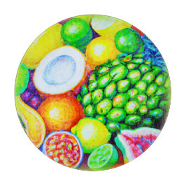 Tabla De Cortar Piña y fruta tropical. ¡Hazte con una en Zazzle