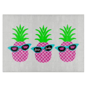 Tabla De Cortar Piñas con "DIVAtude" y Tiaras