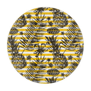 Tabla De Cortar Piñas dibujadas a mano