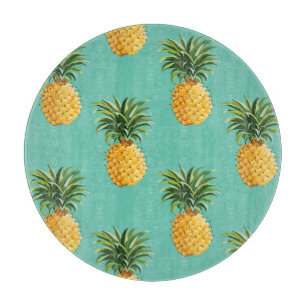 Tabla De Cortar Piñas tropicales en trullo