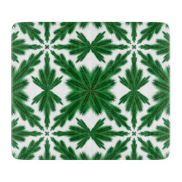 Tabla De Cortar Pine Mandala Glass Cutting Board
