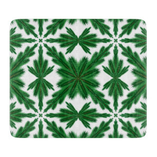Tabla De Cortar Pine Mandala Glass Cutting Board