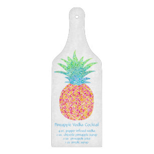 Tabla De Cortar Pineapple Cocktail Receta Cheboard