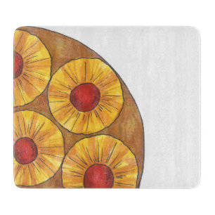 Tabla De Cortar Pineapple Upside Down Cake Kitchboard Recorte Boar