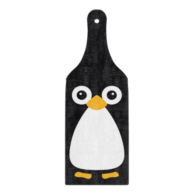 Tabla De Cortar Pingüino lindo del vector (Anverso)
