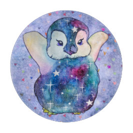 Tabla De Cortar Pingüino llamado Button